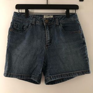 st john’s bay stretch denim shorts
